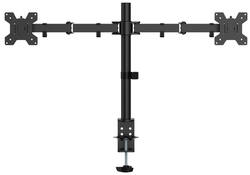 Monitorarm Quantore 2 schermen 17-27 inch zwart