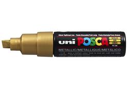 Verfstift Posca PC8K breed schuin goud