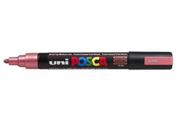 Verfstift Posca PC5M medium metallic rood
