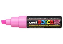 Verfstift Posca PC8K breed schuin fluor roze