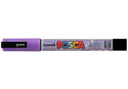 Verfstift Posca PC3M fijn glitter paars
