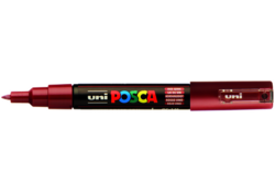 Verfstift Posca PC1MC extra fijn wijnrood