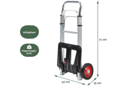 Steekwagen BRASQ stalen plateau 90 kg