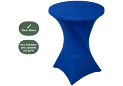 Tafelrok BRASQ voor statafel 80cm blauw