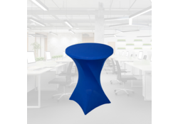 Tafelrok BRASQ voor statafel 80cm blauw