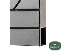 Brievenbus BRASQ PB200 Deluxe RVS