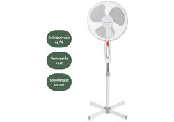 Statiefventilator BRASQ F300 Ø 40cm wit