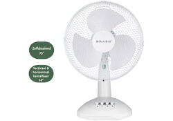 Tafelventilator BRASQ F400 Ø 30cm wit
