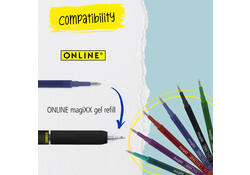 Gelschrijver Online Magixx Fun Dreams 0.7mm assorti