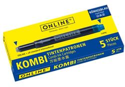 Inktpatroon Online Kombi blauw doos à 5 stuks