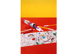 Viltstift Caran d'ache Swisscolor met poster koker à 10 kleuren