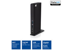 Dockingstation ACT USB-C Dual Monitor met laadpoort