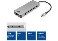 Dockingstation ACT USB-C 7-in-1