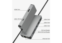 Dockingstation ACT USB-C 7-in-1