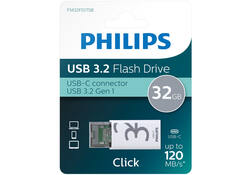 USB Stick Philips Click USB-C 32GB Shadow Grey