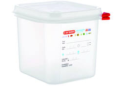Voedseldoos Araven GN 1/6 met deksel 2600 ml 4 stuks