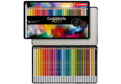 Kleurpotloden STABILO CarbOthello kalkpastel assorti blik à 36 stuks