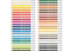 Kleurpotloden STABILO CarbOthello kalkpastel assorti blik à 24 stuks
