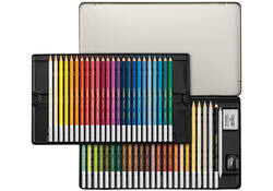 Kleurpotloden STABILO CarbOthello kalkpastel assorti blik à 48 stuks