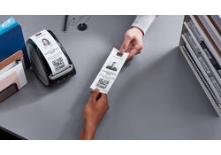 Papierrol Dymo LabelWriter doorlopend 57mmx91m 1 rol wit