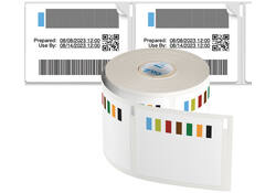 Etiket Dymo LabelWriter voedselhoudbaarheid 54x70mm 1 rol á 400 etiketten wit