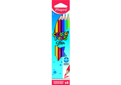 Kleurpotlood Maped Color'Peps Star set à 6 kleuren