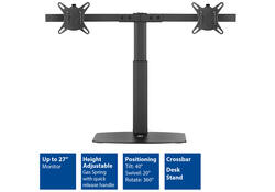 Monitorarm ACT office gasveer crossbar 2 schermen