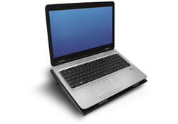 Laptopstandaard ACT 2 standen met ventilator 4-p hub
