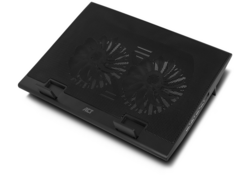 Laptopstandaard ACT 2 standen met ventilator 4-p hub