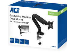 Monitorarm ACT office met gasveer 1 scherm