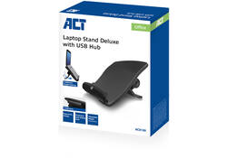 Laptopstandaard ACT 6 standen 4-p hub