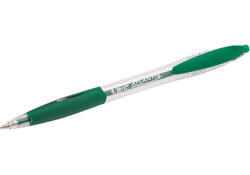 Balpen Bic Atlantis classic grip clic medium groen