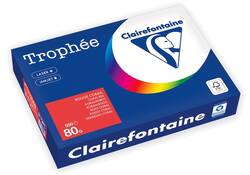 Kopieerpapier Trophée A4 80gr koraalrood 500vel