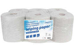 Poetspapier Cleaninq midi 1-laags 19cmx270m wit