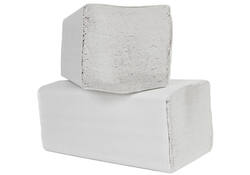 Handdoek Cleaninq Z-vouw 2-laags 225x220mm 20x200 wit