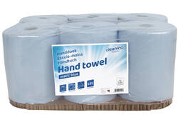 Handdoekrol Cleaninq Matic 2-laags 21cmx150m blauw
