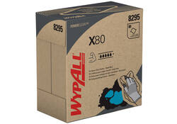 Poetsdoek WypAll X80 Powerclean 42,6x21,2cm 80vel pop-up blauw 8295