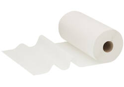 Poetsrol WypAll L10 1-laags 24cmx76m 165vel wit 7236