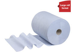 Poetsrol WypAll L20 2-laags 32,5cmx190m 500vel blauw 7301