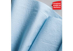 Poetsrol WypAll L20 2-laags 32,5cmx190m 500vel blauw 7301