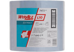Poetsrol WypAll L10 EXTRA 1-laags 23,5cmx380m 1000vel blauw 7472
