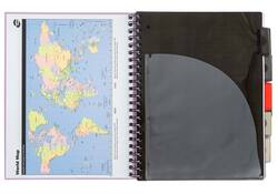 Projectboek Pukka Metallic Executive A4 lijn 5-tabs 4-gaats 200 pagina's 80gr assorti