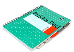 Projectboek Pukka Metallic A4 lijn 5-tabs 200 pagina's 80gr groen