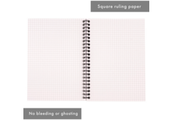 Notitieboek Pukka Jotta A5 ruit 5x5mm 200 pagina's 80gr groen