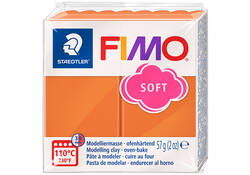 Boetseerklei Fimo soft 57 gram cognac