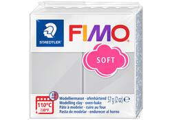 Boetseerklei Fimo soft 57 gram dolfijngrijs