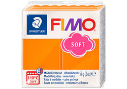 Boetseerklei Fimo soft 57 gram mandarijn