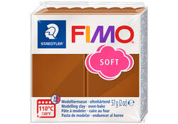 Boetseerklei Fimo soft 57 gram caramel