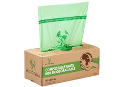 Afvalzak bio Mr.Green Mind 36x35cm 6 liter dispenser 150 stuks
