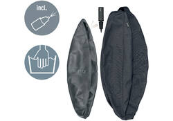 Actieve zitbal Leitz Ergo 55cm anti-rol donkergrijs